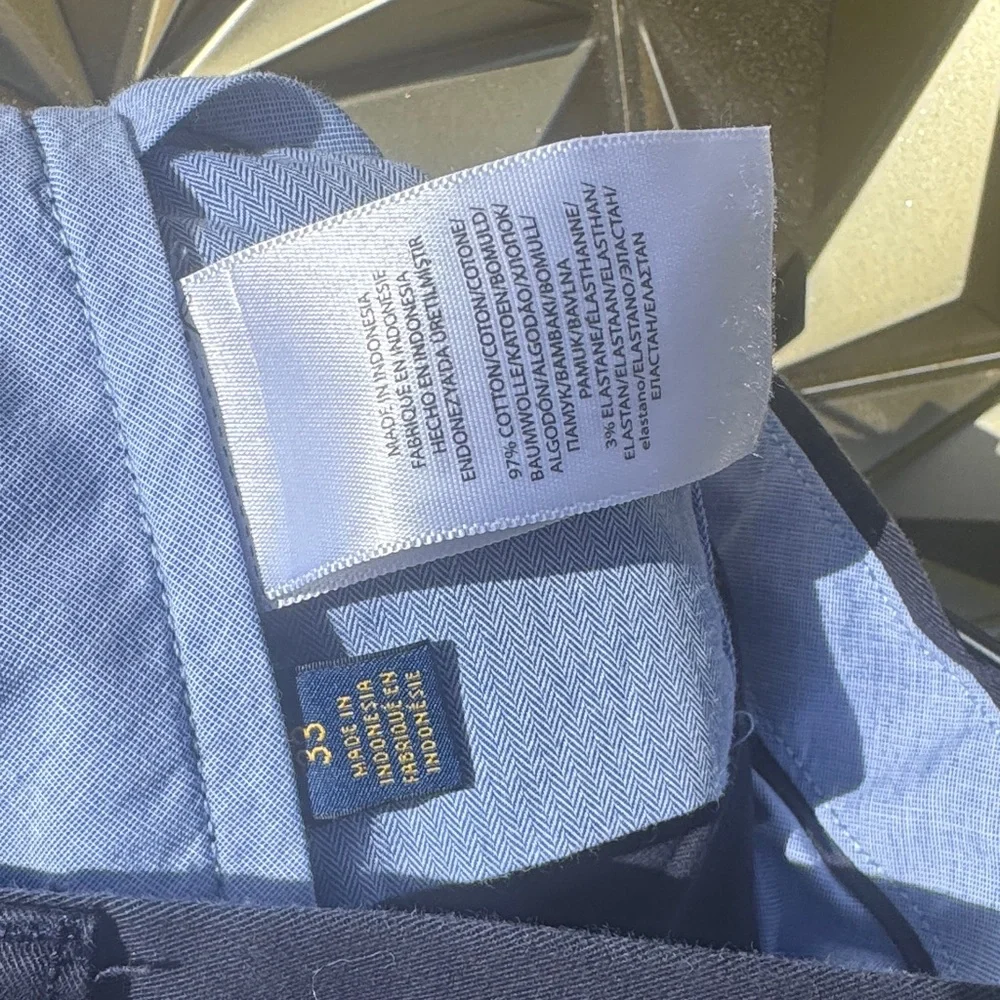 Polo by‎ Ralph Lauren Navy Flat-Front Men’s Shorts